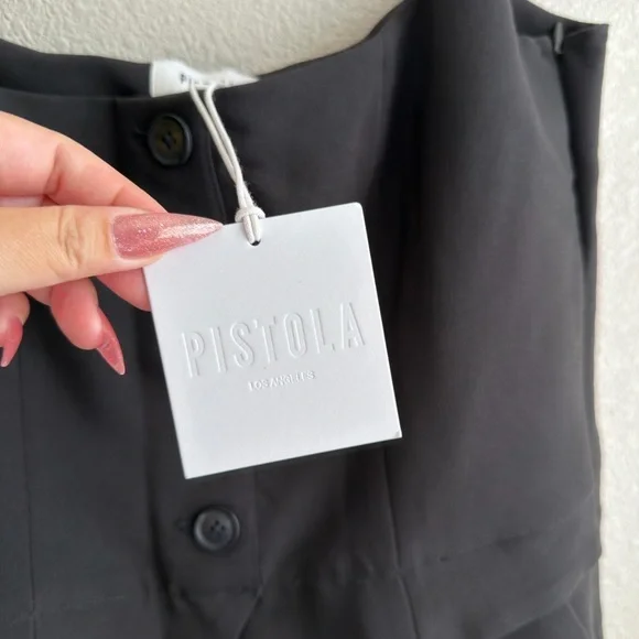 PISTOLA Marcia Tailored Black Jumpsuit - Picture 9 of 11